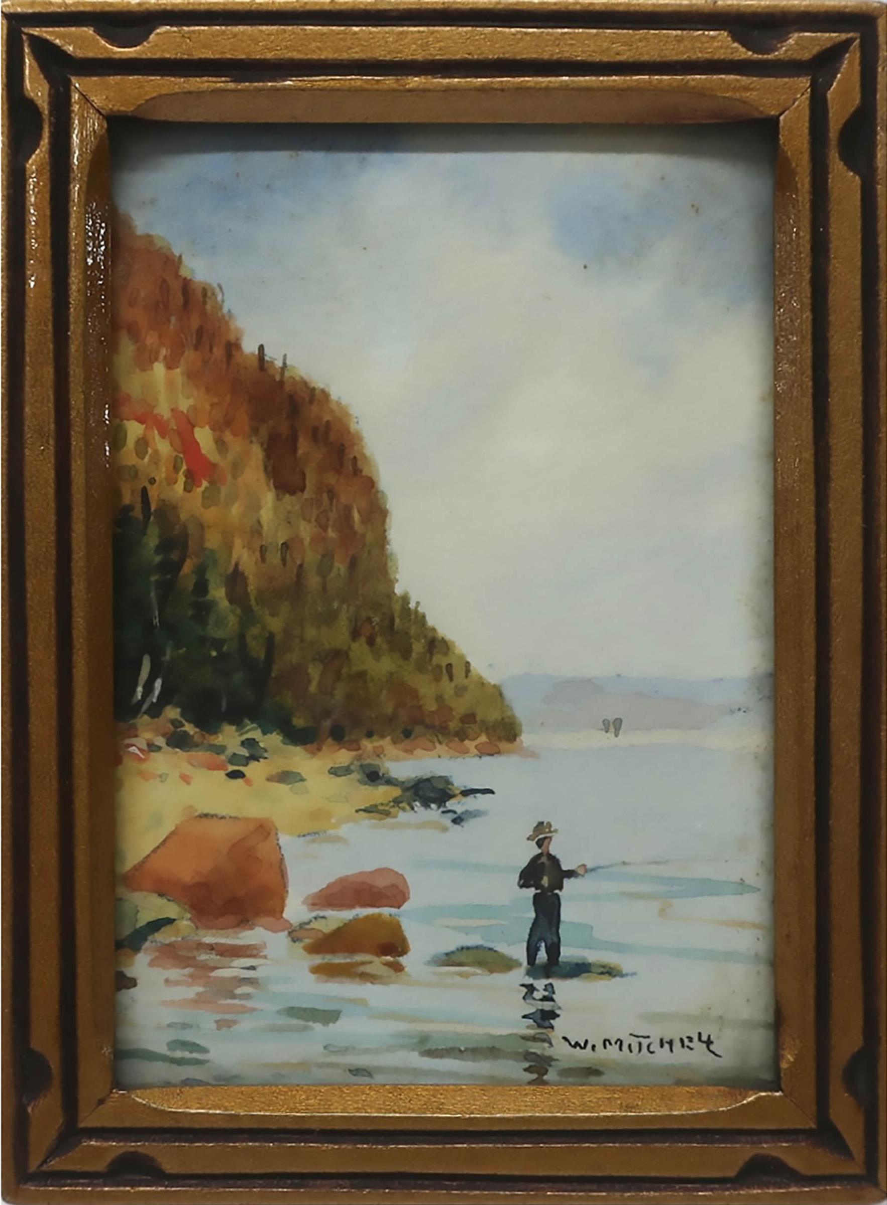 Willard Morse Mitchell (1879-1955) - Along The Shores Of The Beautiful And Historic Saguenay River, P.Q.