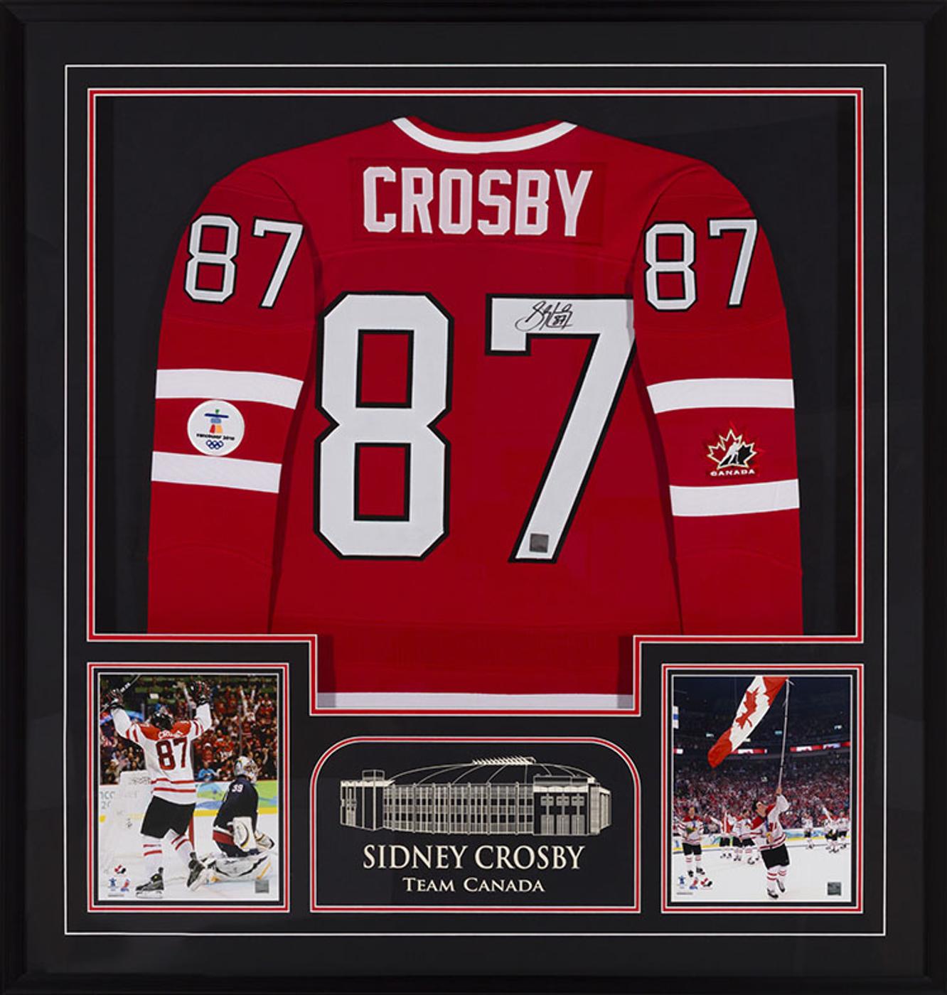 Hockey Memorabilia - Signed 2010 Team Canada Sidney Crosby Jersey