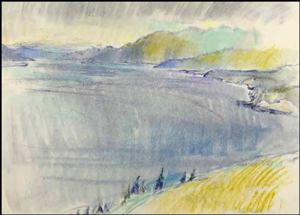 Joseph (Joe) Francis Plaskett (1918-2014) - Okanagan Lake from Naramata