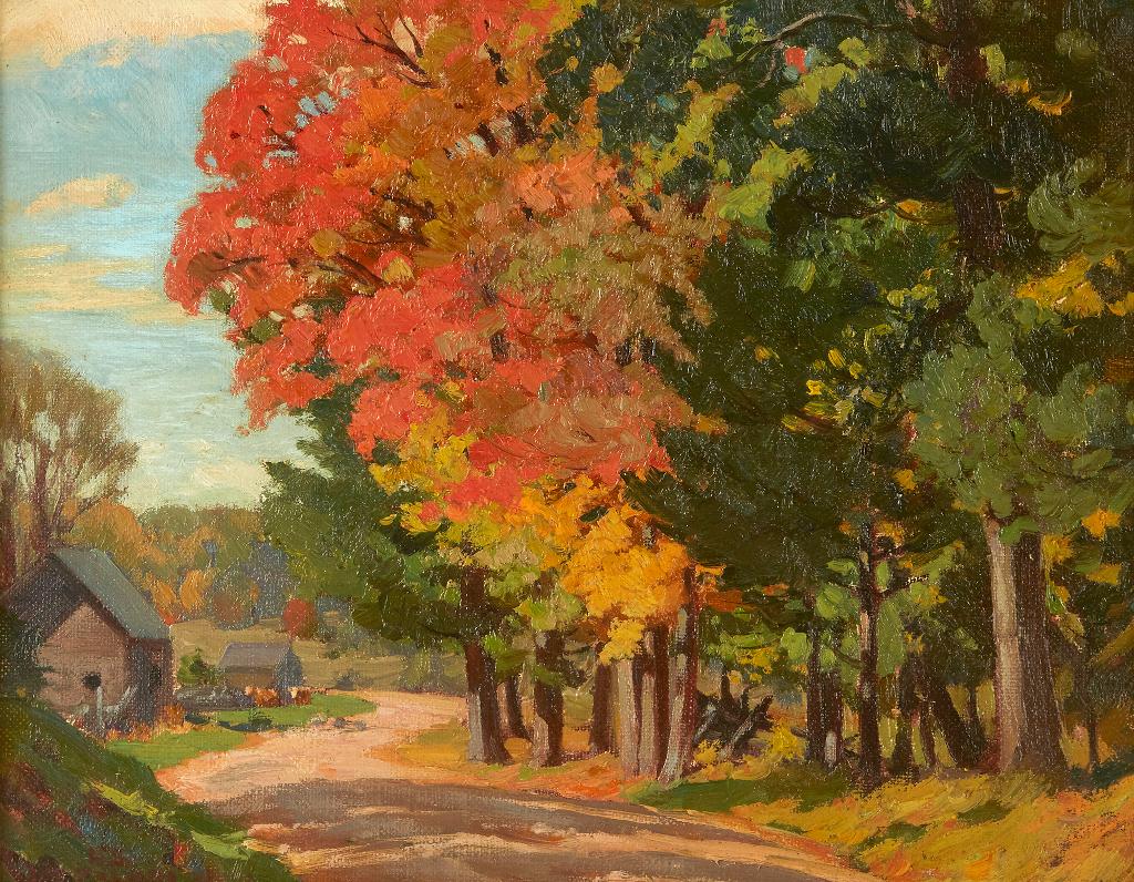 Herbert Sidney Palmer (1881-1970) - The Winding Road, Carnarvon, Haliburton