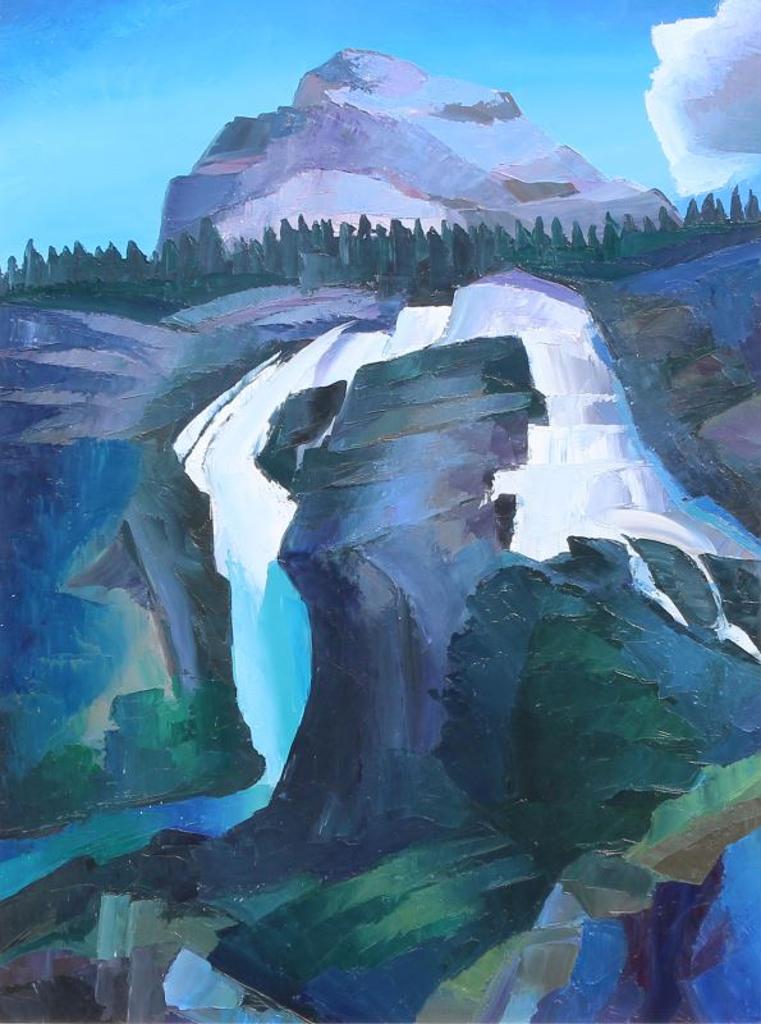 David Pugh (1946-1994) - Melt Waters (Vaux Glacier); 1993