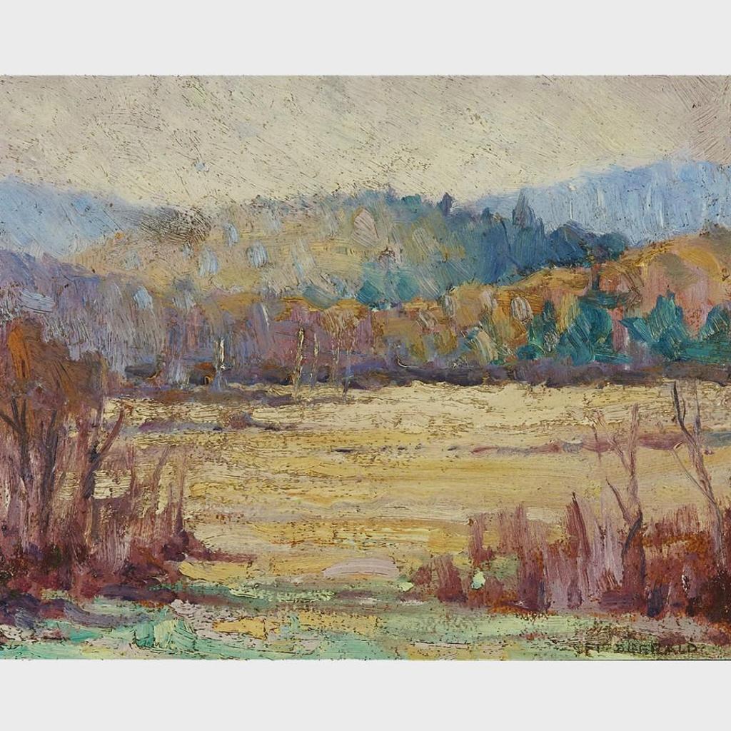Lionel Lemoine FitzGerald (1890-1956) - Landscape With Golden Meadow