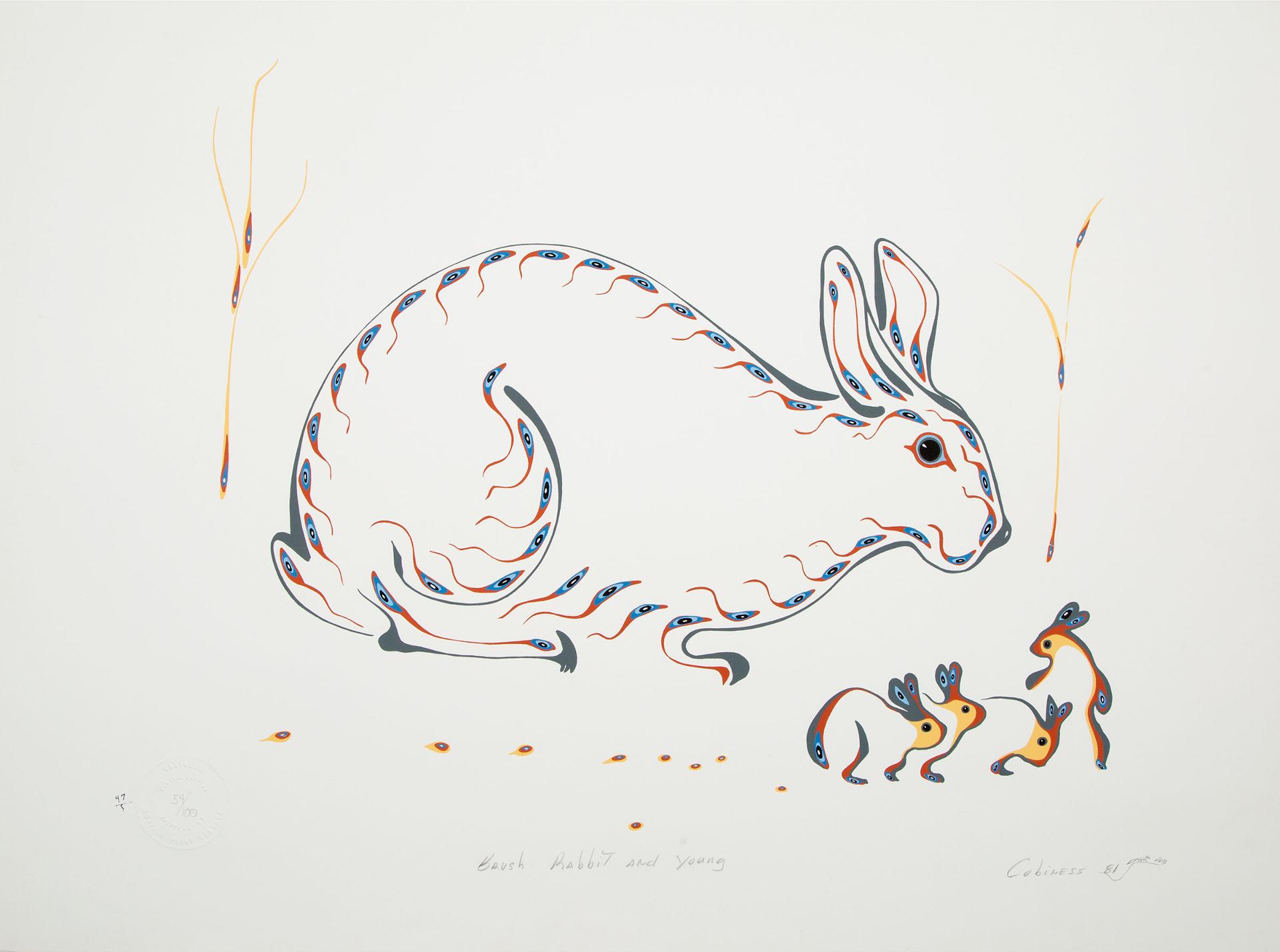 Eddy Cobiness (1933-1996) - Brush Rabbit And Young