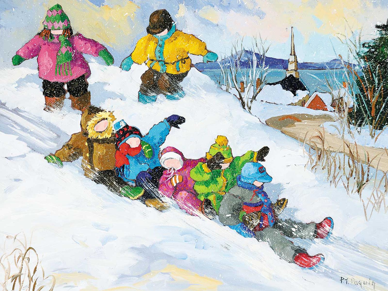 Pauline Thiboudeau Paquin (1952) - Sleighing