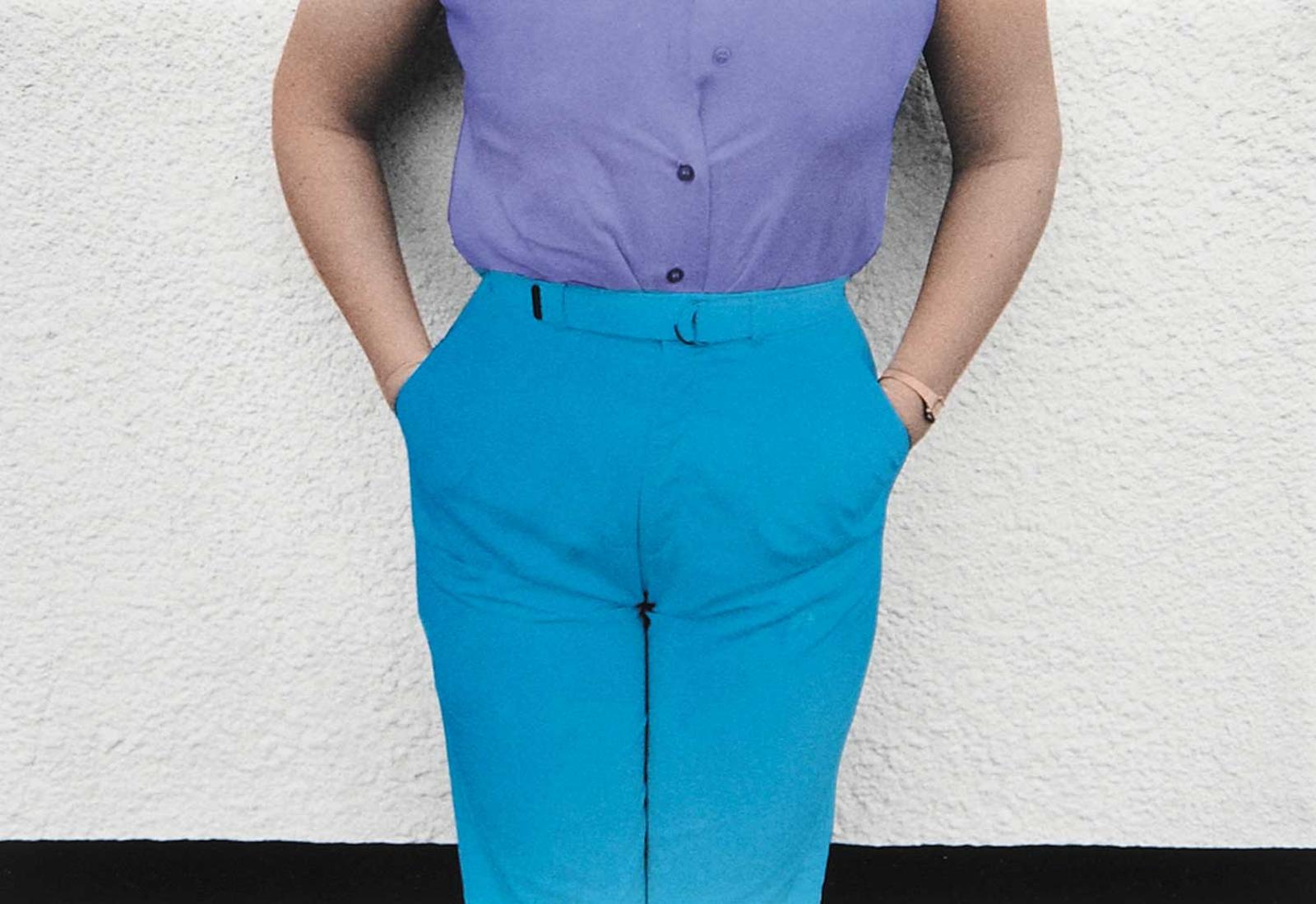 Marilyn Ledingham - Untitled - Purple Top / Blue Pants