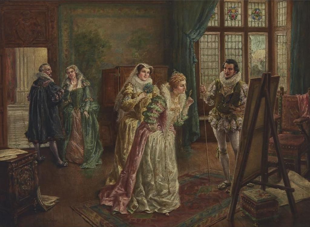 Eva Hollyer (1889-1902) - The Queen's Portrait; Sir Francis Drake (