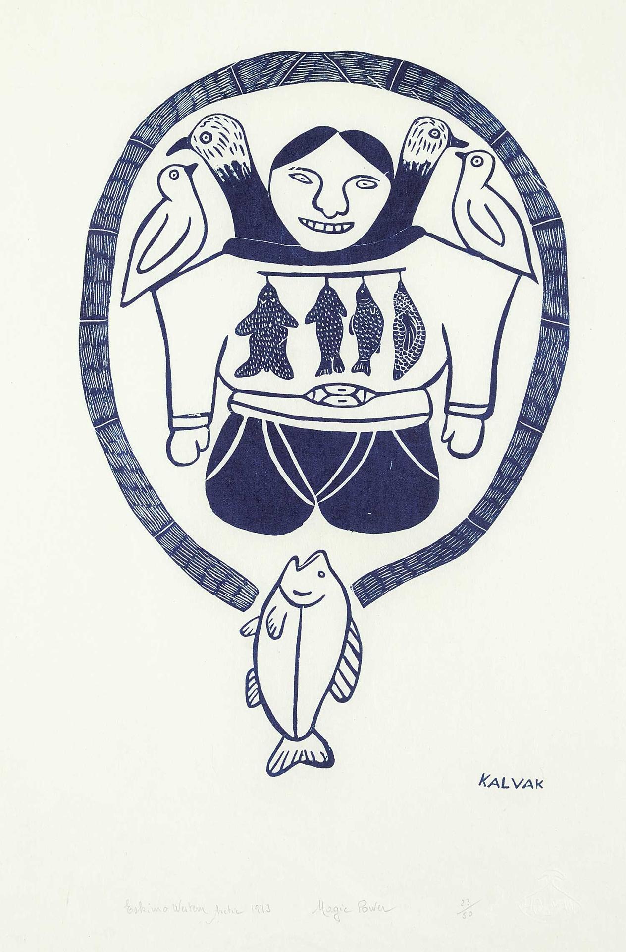 Helen Mabel Nigiyok Kalvak (1901-1984) - Magic Power  #23/50