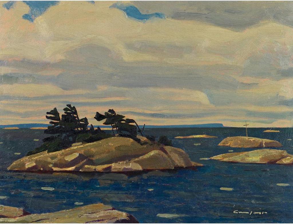 Charles Fraser Comfort (1900-1994) - Islands, Northerly Entrance, Monument Channel, Georgian Bay, August 1971