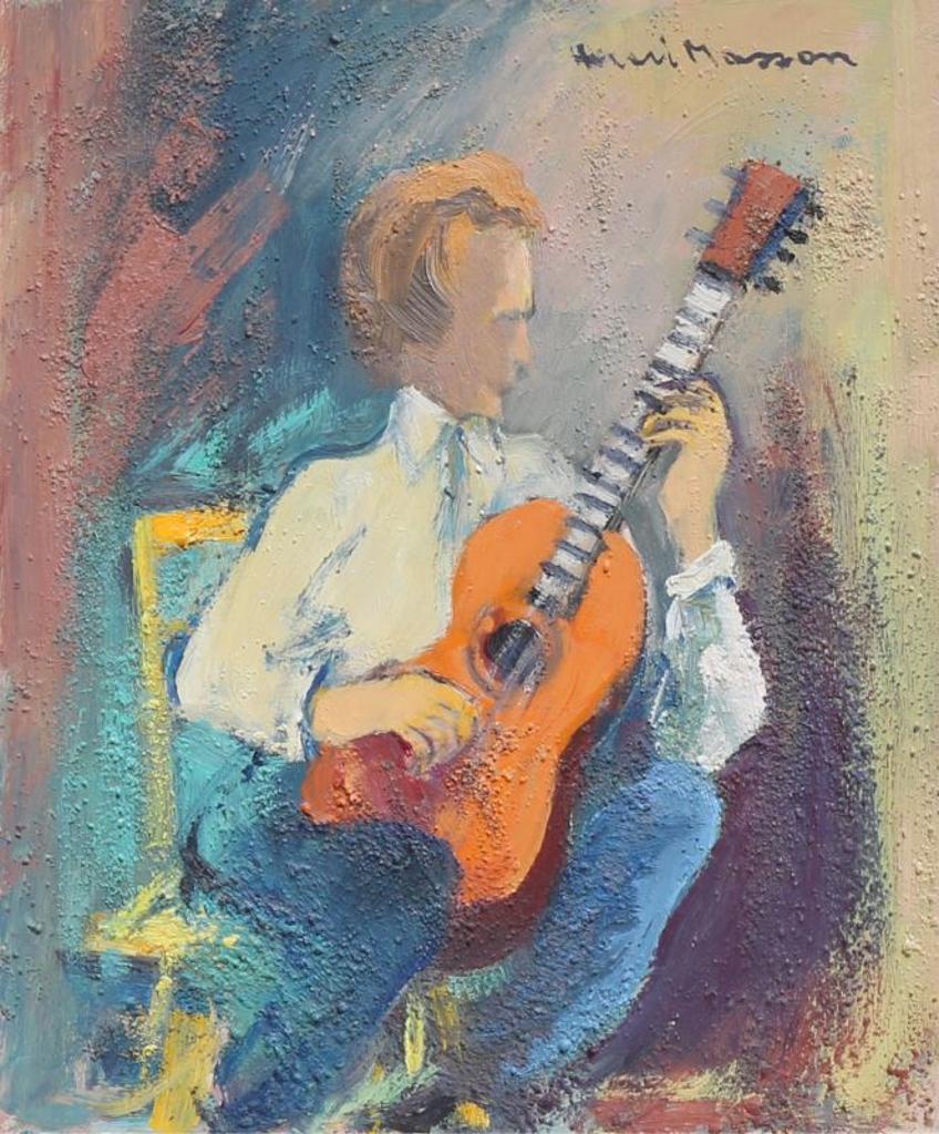 Henri Leopold Masson (1907-1996) - Guitar Player; 1979