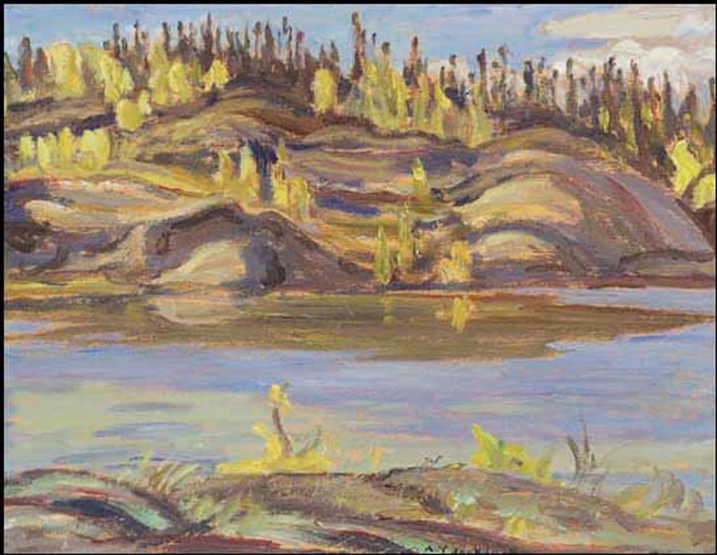 Alexander Young (A. Y.) Jackson (1882-1974) - Mitchell Island, Lake Athabaska (Autumn, Northern Saskatchewan)