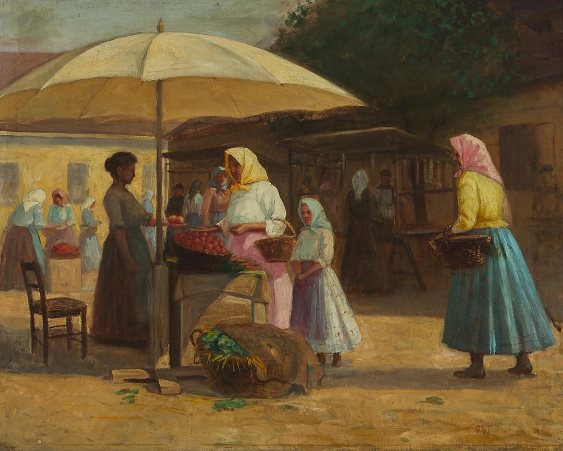 Zoltán Ott (1881) - Market Day
