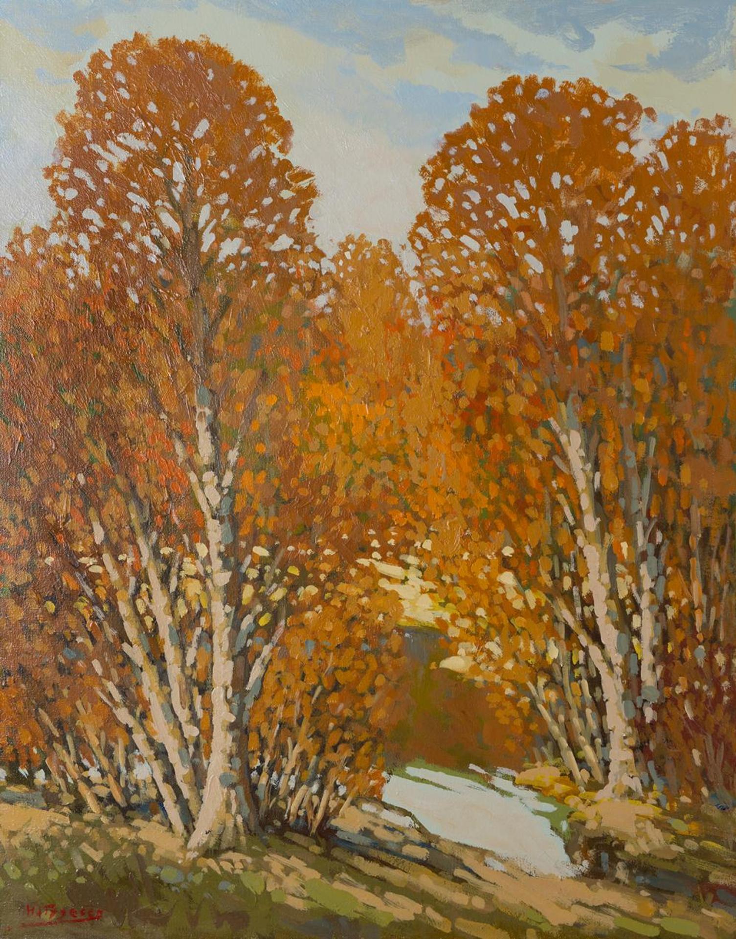 Halfred Johannes Kej Christian Tygesen (1910-1994) - Untitled - Fall Landscape
