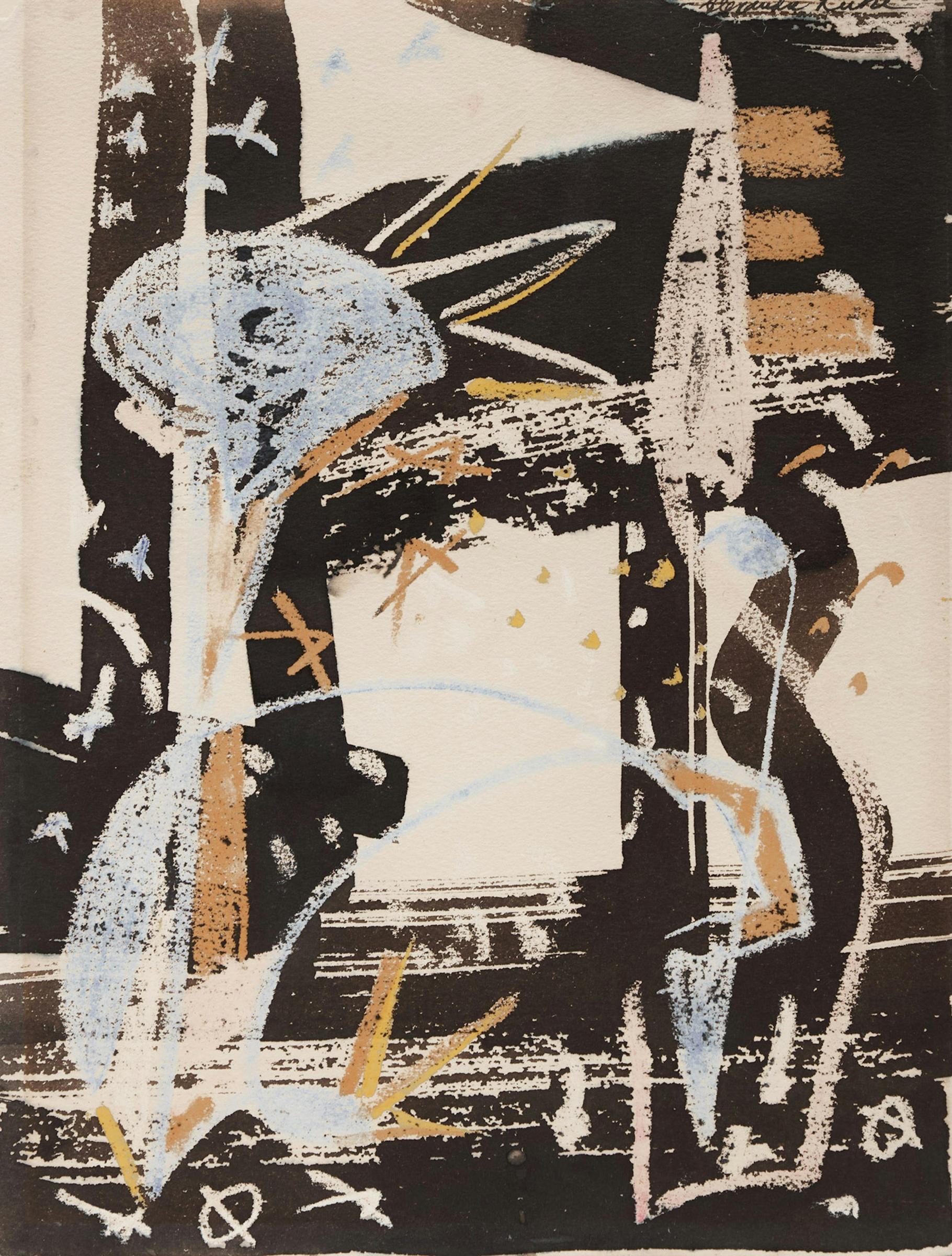 Alexandra Luke (1901-1967) - La Fontaine du Peyra-Vence [Fountain in Vence]