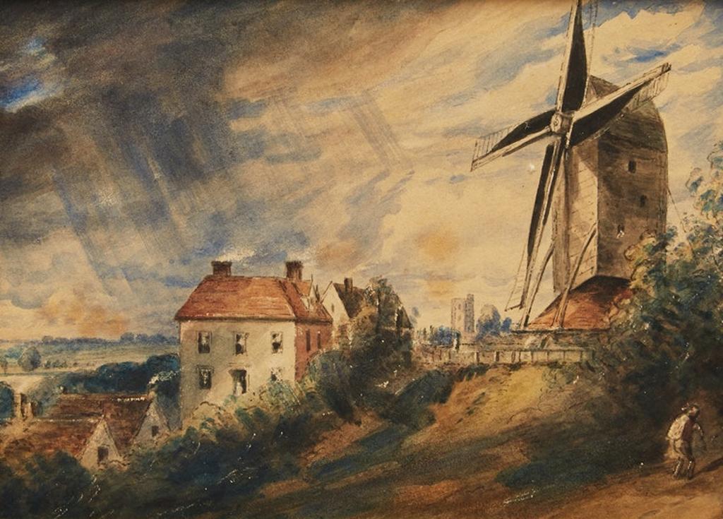 John Constable (1776-1837) - Greenstead Mill