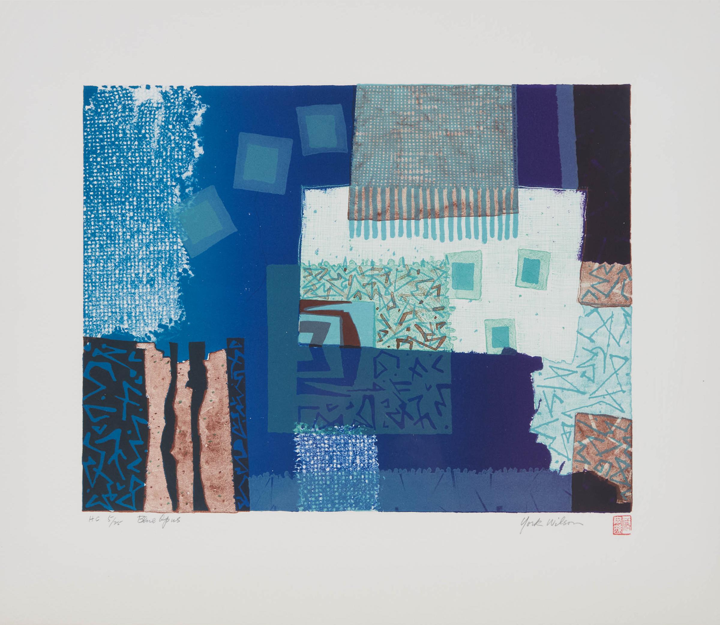 Ronald York Wilson (1907-1984) - Blue Opus