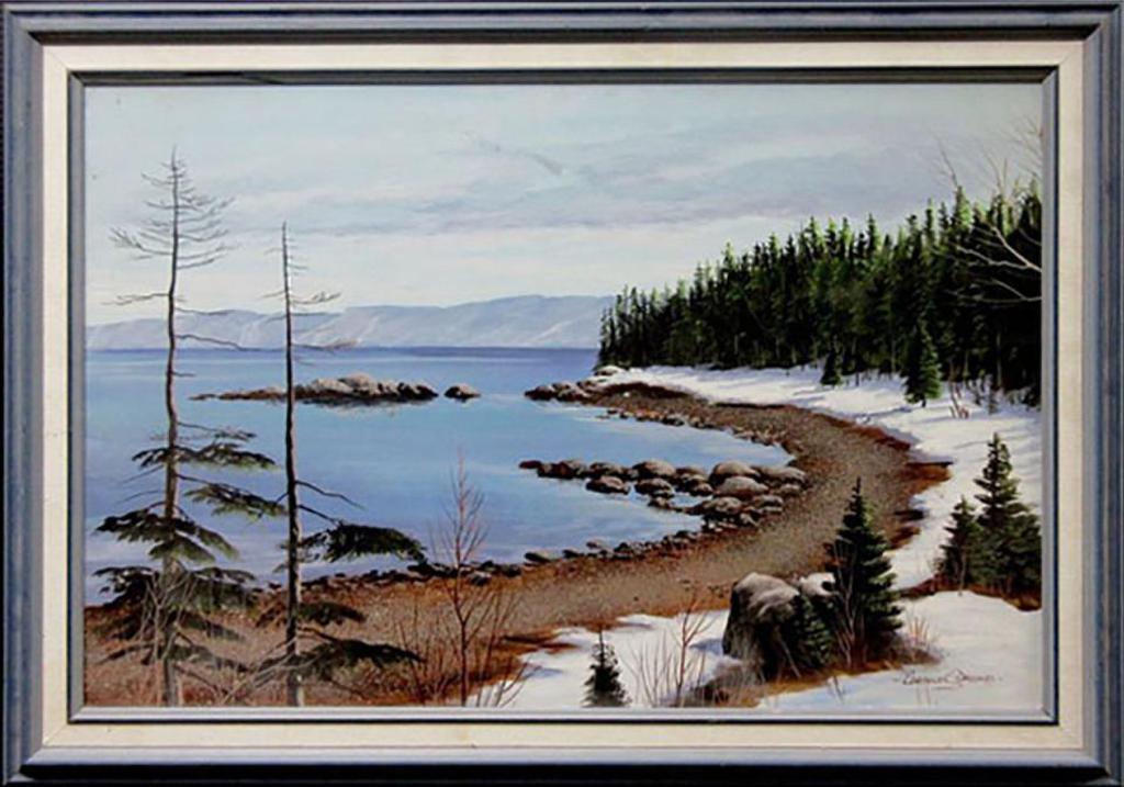 Clarence Osmond - Winter Shoreline Study