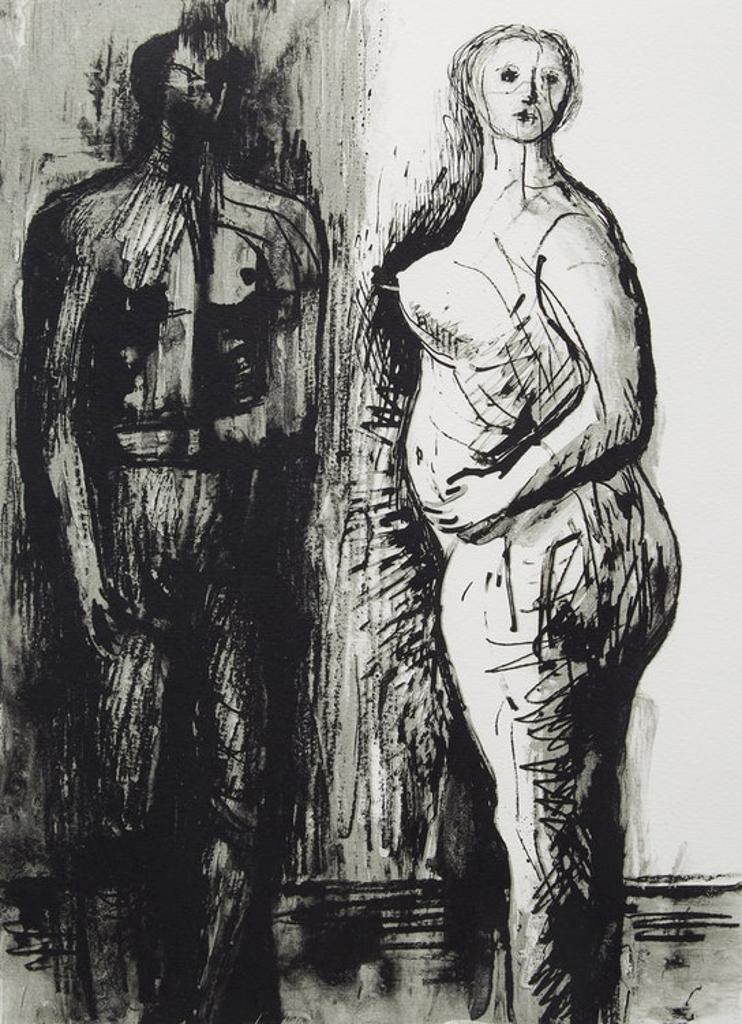 Henry Spencer Moore (1898-1986) - Man and Woman