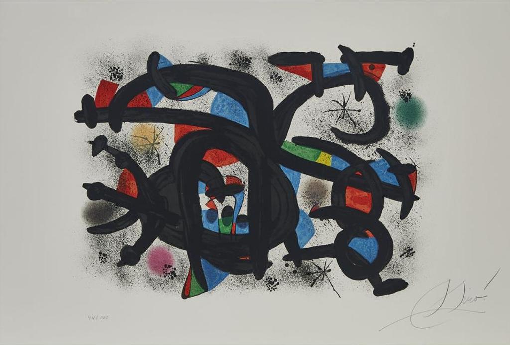 Joan Miró (1893-1983) - Le Câlin Catalan (From Allegro Vivace), 1981 [mourlot, 1242]