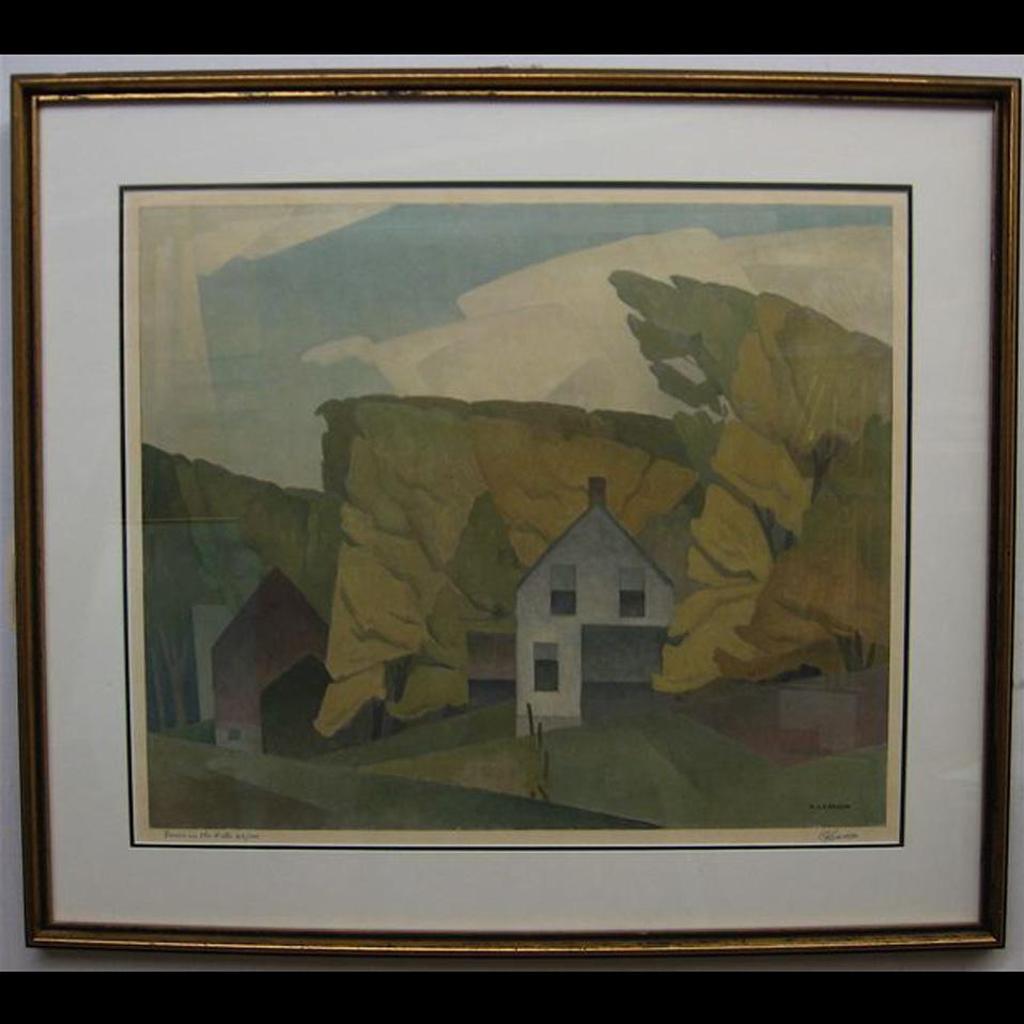 Alfred Joseph (A.J.) Casson (1898-1992) - Farm In The Hills