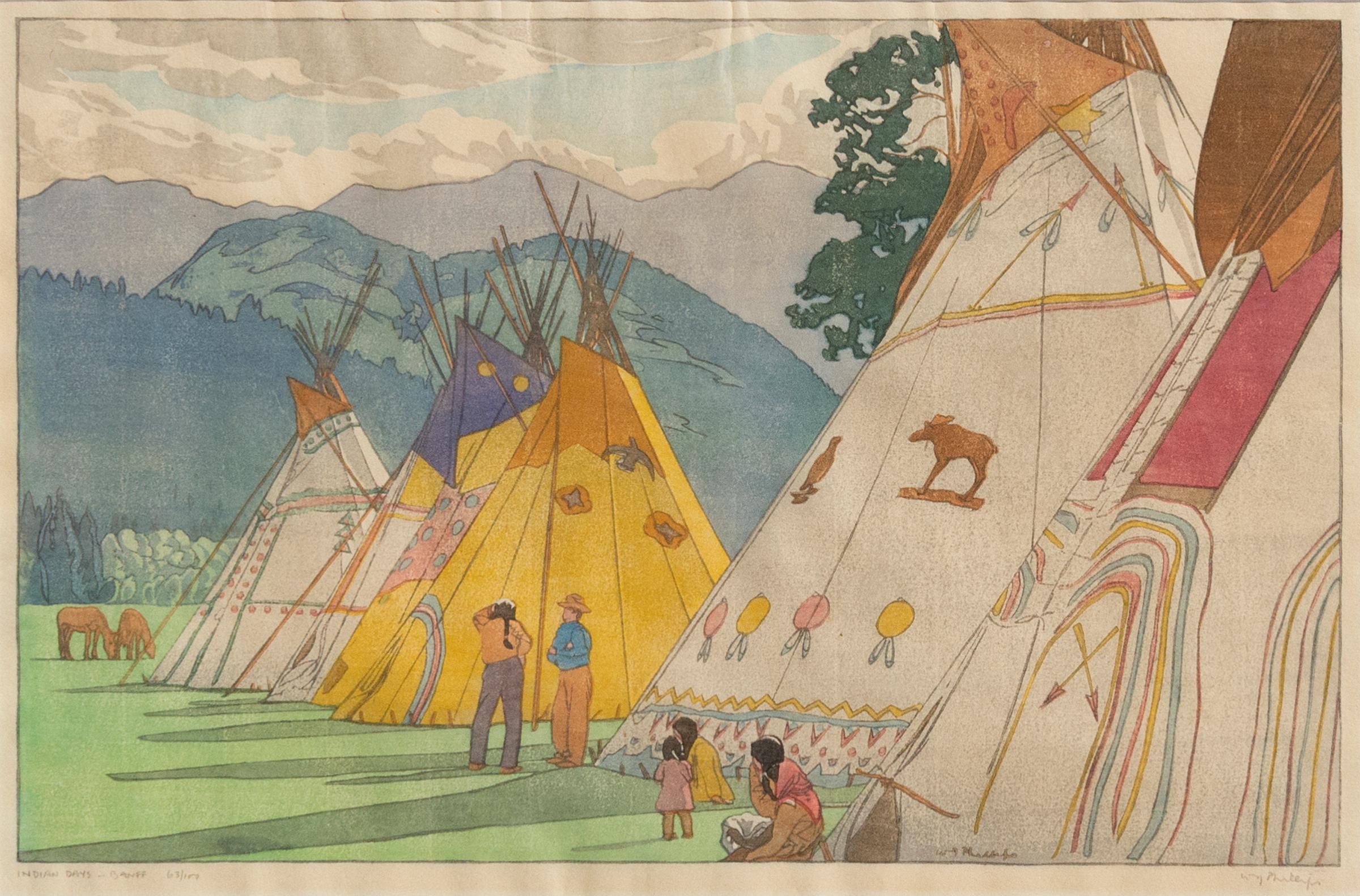 Walter Joseph (W.J.) Phillips (1884-1963) - Banff Indian Days, n.d.