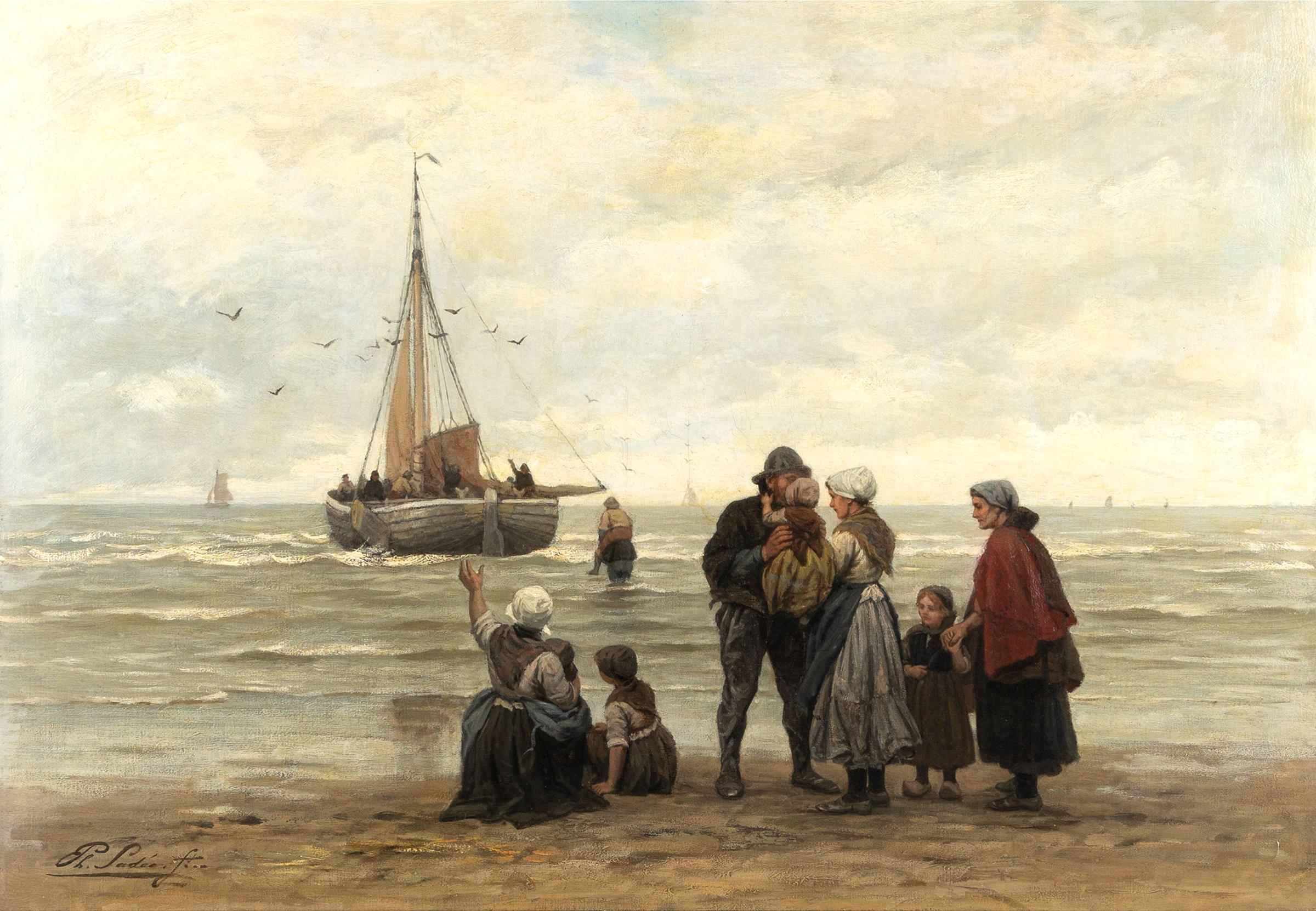 Philip Sadée - Departure Of The Fishing Boat