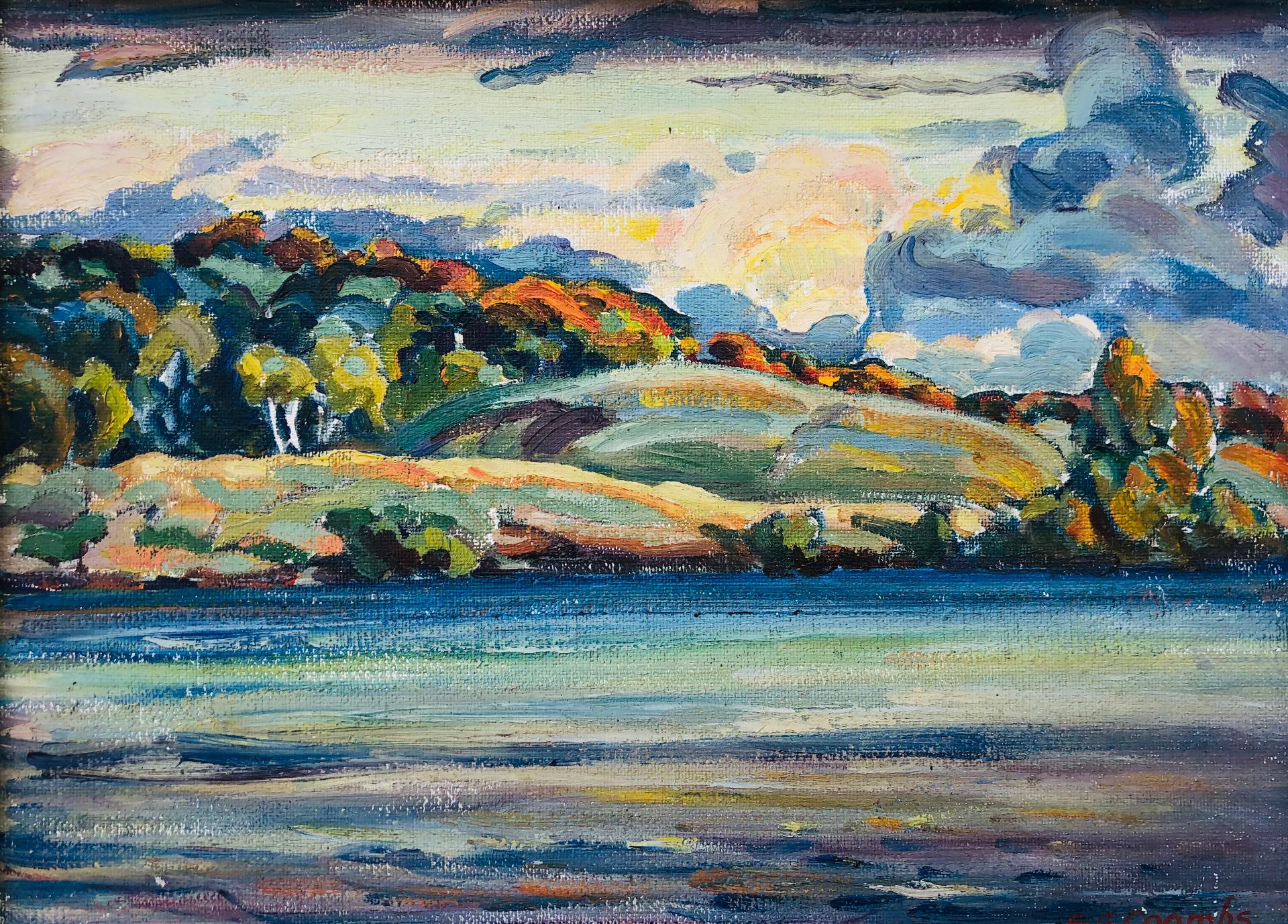 Edith Grace (Lawson) Coombs (1890-1986) - Sunset (Lyrical Autumn), Neighick Lake, 1941