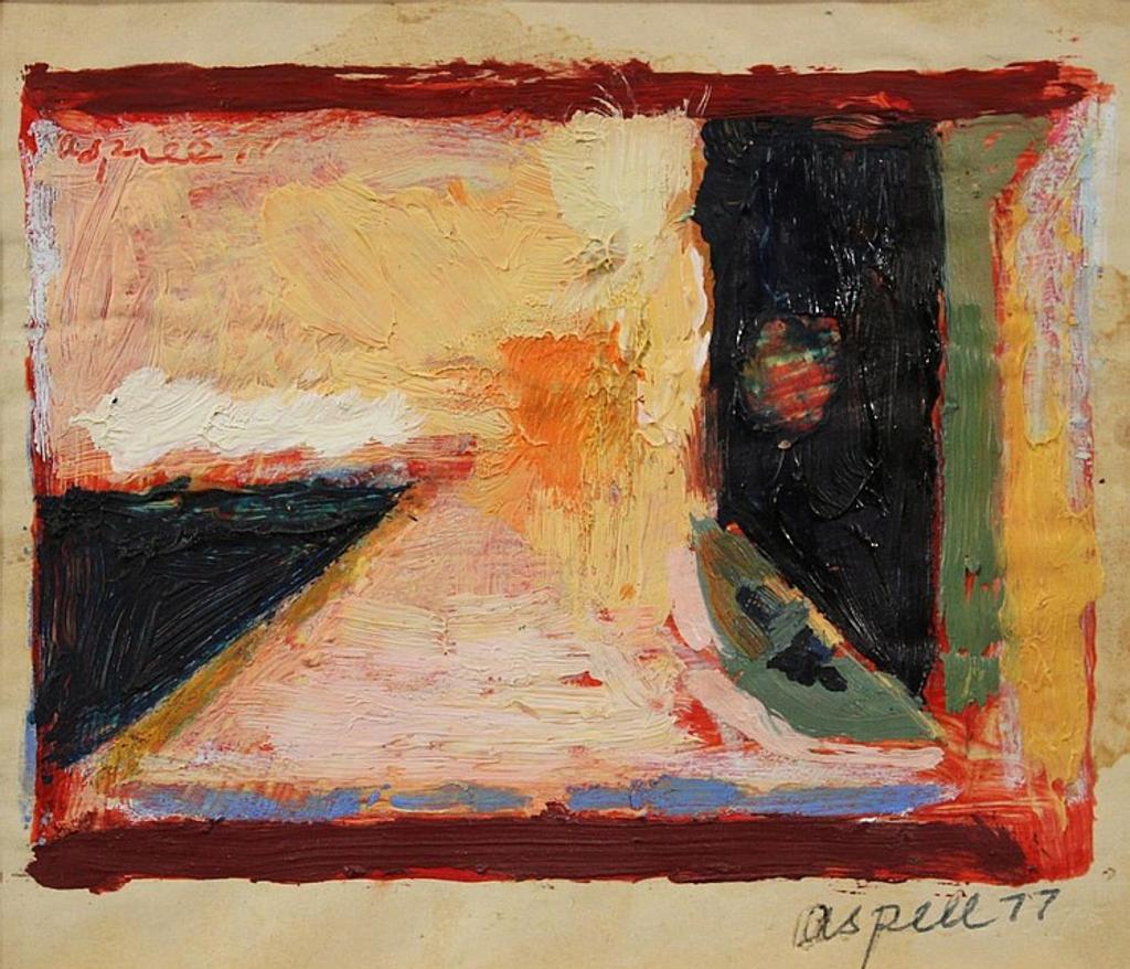 Peter Noel Lawson (Winterhalter) Aspell (1918-2004) - oil on paper