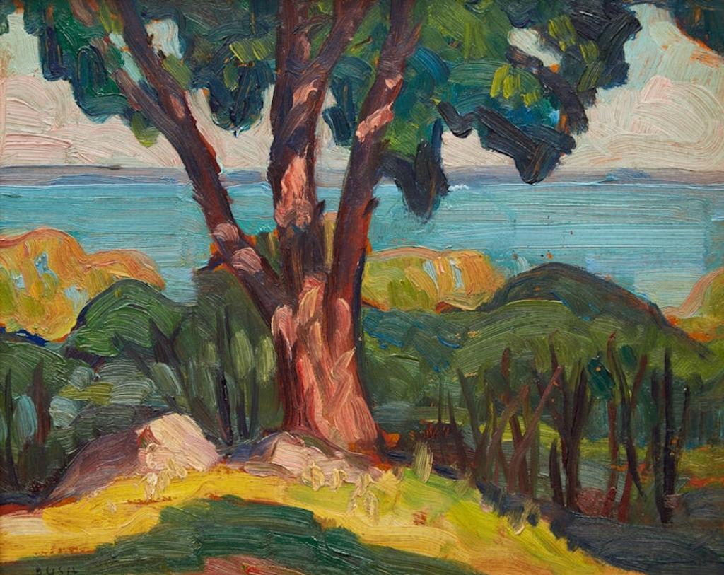 Jack Hamilton Bush (1909-1977) - Untitled, Landscape with Trees