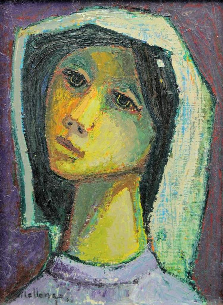 Jesus Carlos de Vilallonga (1927-2018) - Portrait of a Young Woman