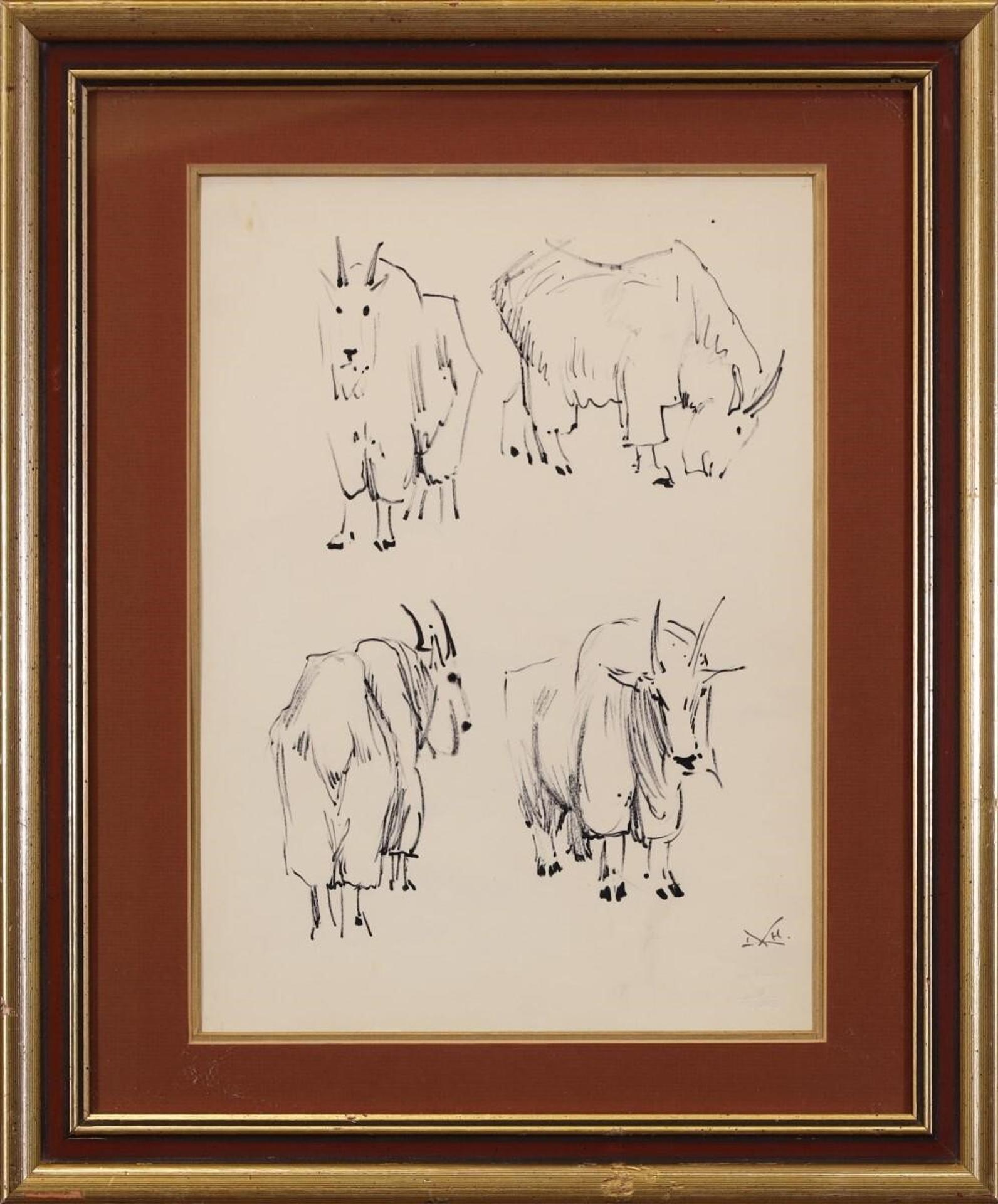 Illingworth Holey (Buck) Kerr (1905-1989) - Untitled, Mountain Goat Studies