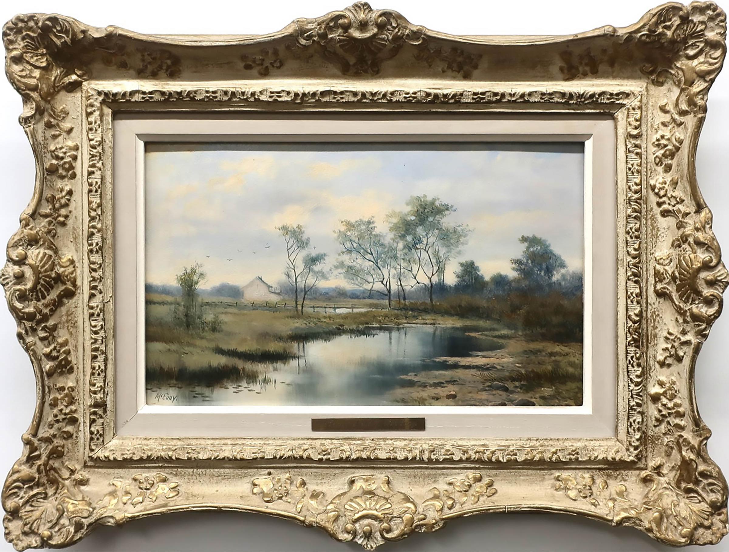 Henry Nesbitt [Harry] McEvoy (1828-1914) - Untitled (Tranquil Pond)