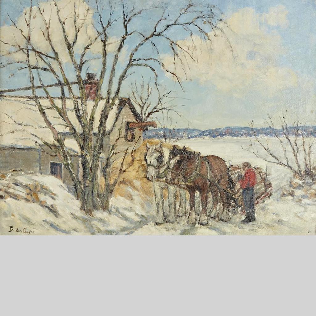 Berthe Des Clayes (1877-1968) - Sawmill - Ottawa River
