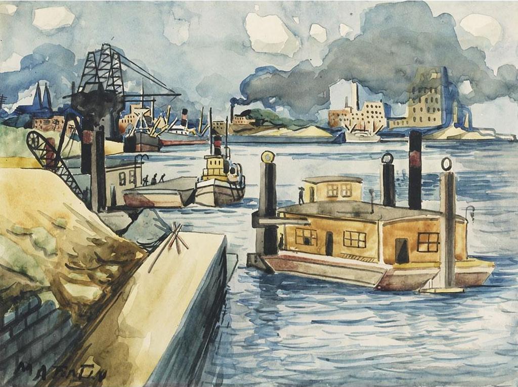 Marc-Aurèle Fortin (1888-1970) - Port De Montreal