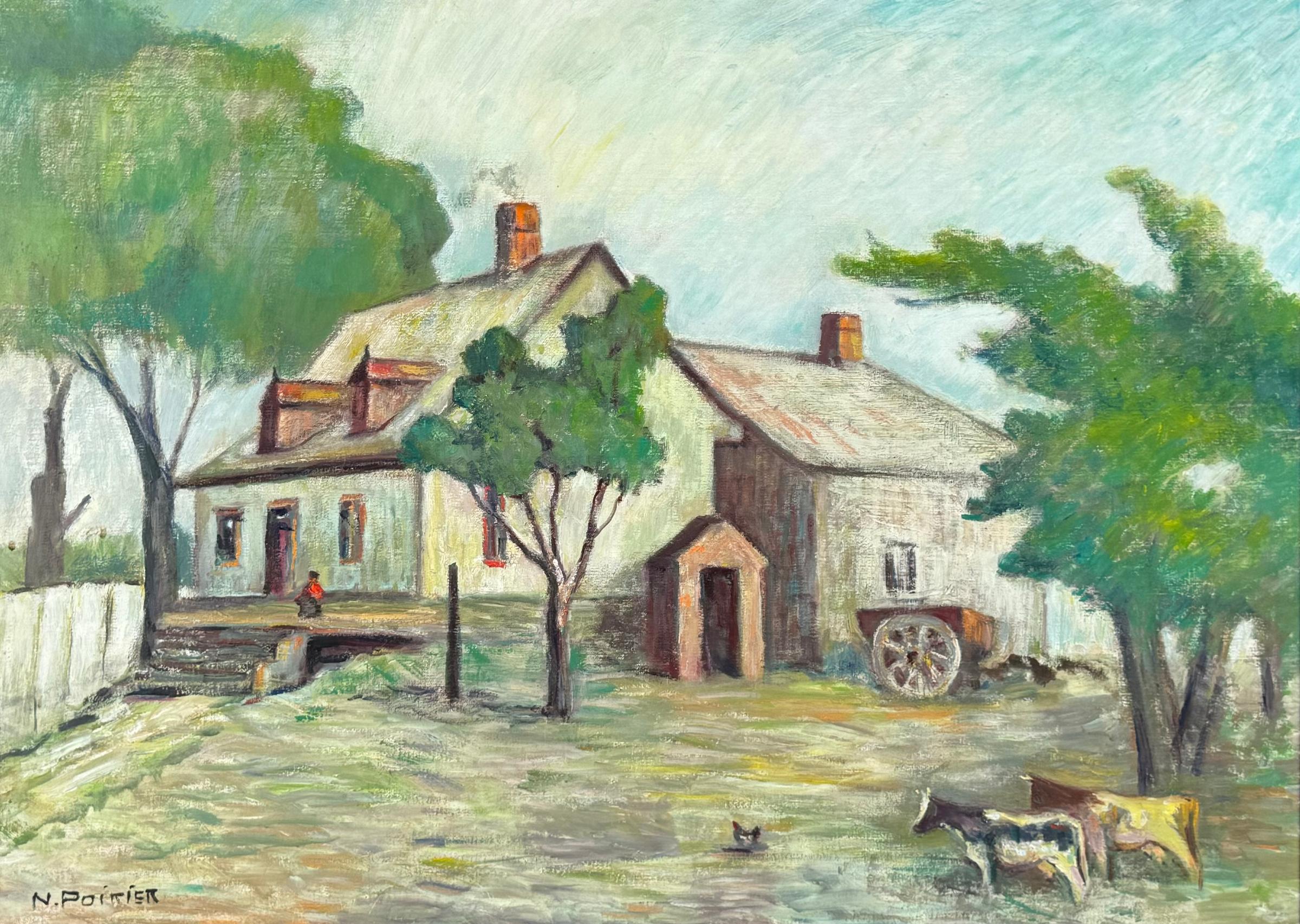 Narcisse Poirier (1883-1983) - Ferme canadienne à St-Laurent, n.d.