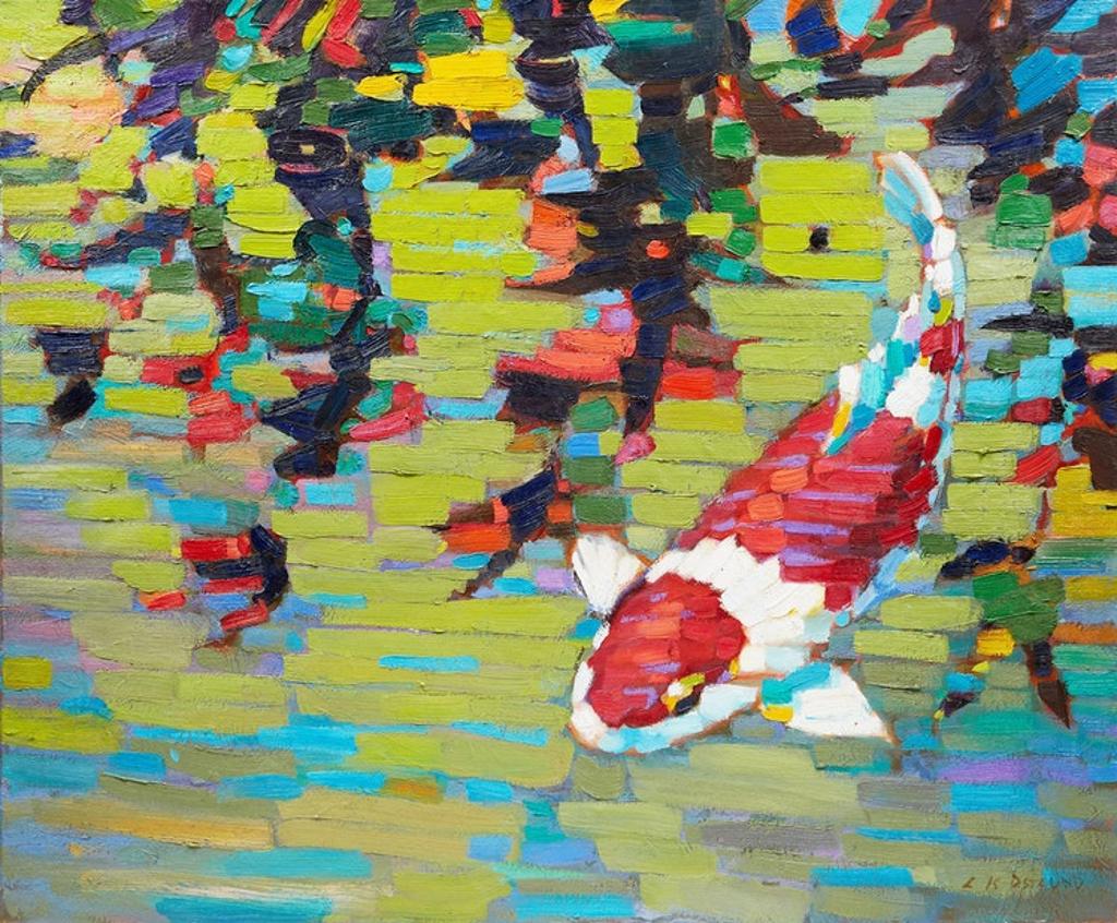 Leif K. Ostlund (1958) - Koi Pond