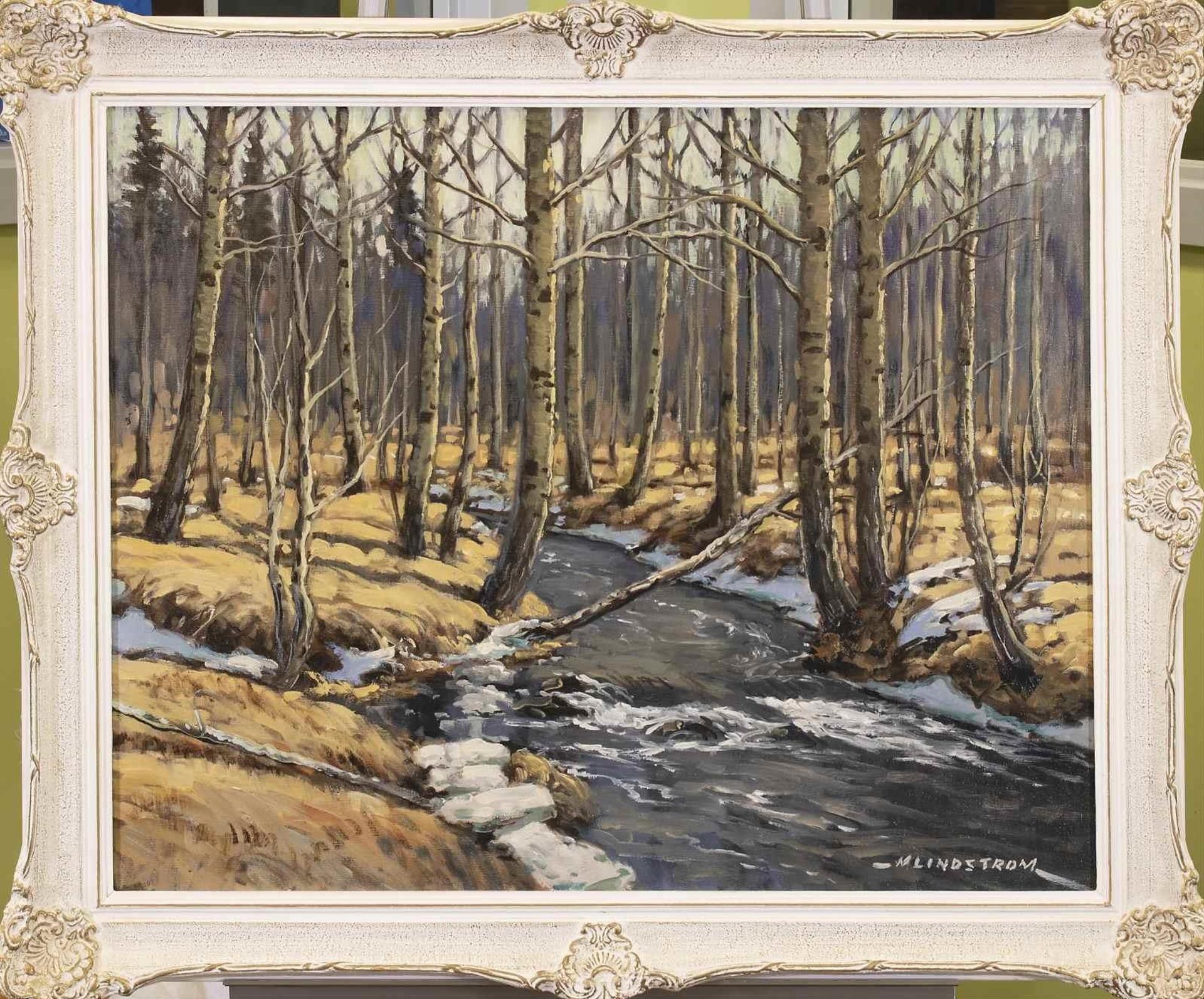 Matt Lindstrom (1890-1975) - Untitled, Winter Creek