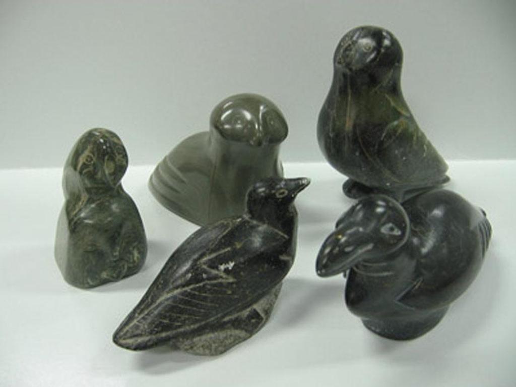 Inuit - Group Of 5 Birds (One A Transformation)