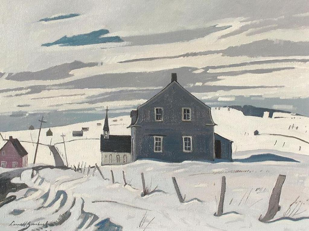 Lorne Holland George Bouchard (1913-1978) - Wayside Chapel, Comte Charlevoix, P.Q.; 1976