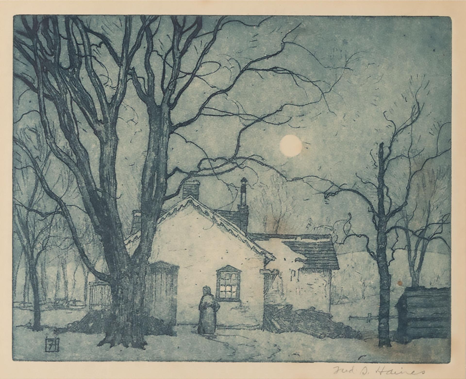 Frederick Stanley Haines (1879-1960) - Winter Night