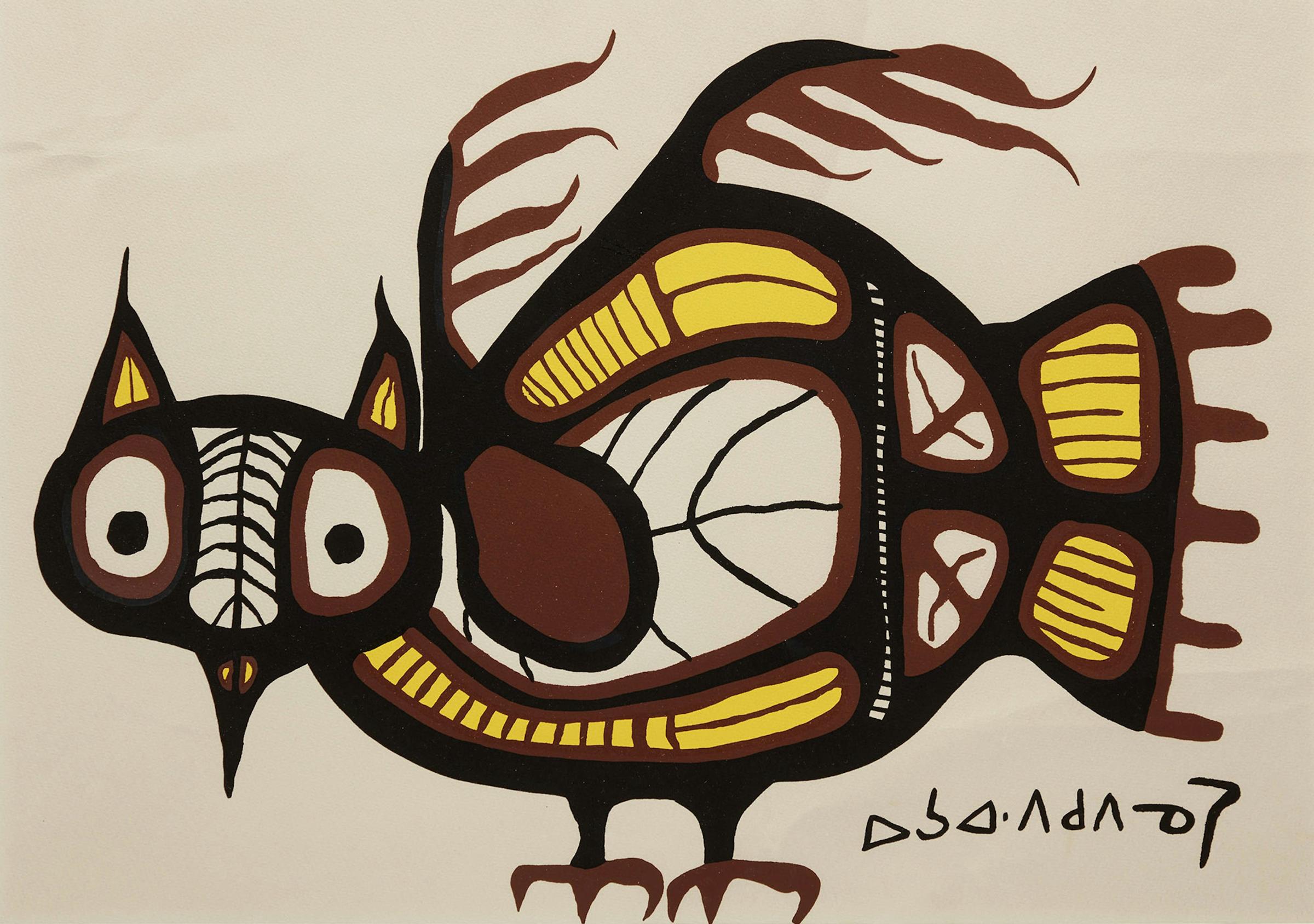 Norval H. Morrisseau (1931-2007) - Untitled (Owl)