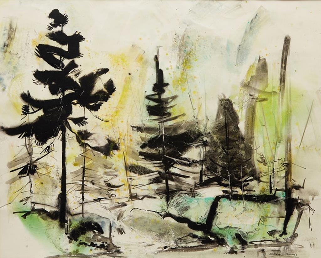 Frank Leonard Brooks (1911-1989) - Landscape with Trees
