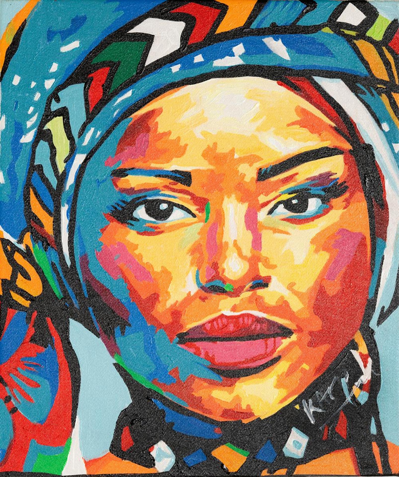 Josh Kano - Untitled - Portrait with Headscarf