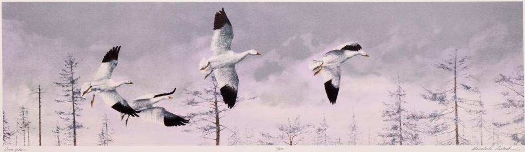 Gerald Lubeck (1942-2019) - Snow Geese