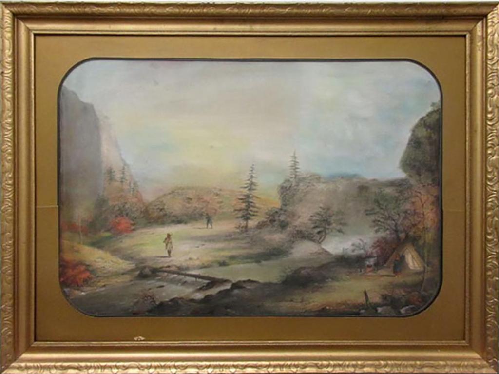 Alfred Worsley Holdstock (1820-1901) - Falls On Muskoka River, On.