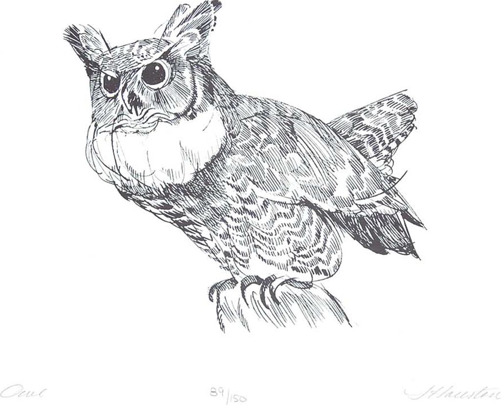 James Archibald Houston (1921-2005) - Owl  #74/150