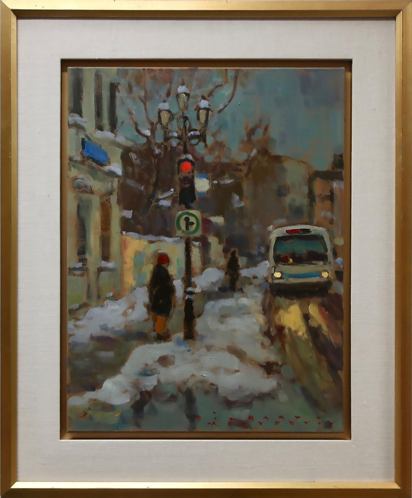Richard Montpetit (1950) - L'arrêt D'autobus - Rue Sherbrooke