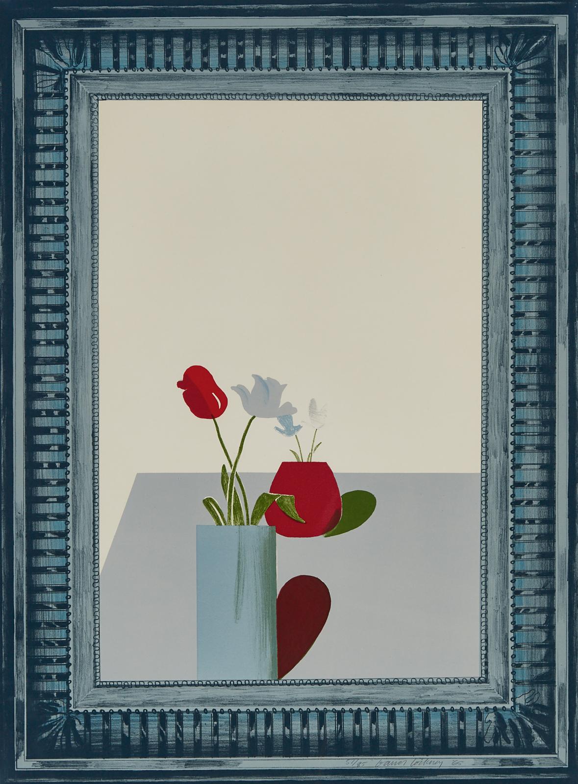 David Hockney (1937) - Picture Of A Still Life That Has An Elaborate Silver Frame (From A Hollywood Collection), 1965 [scottish Arts Council, 41; Museum Of Contemporary Art, Tokyo, 41]