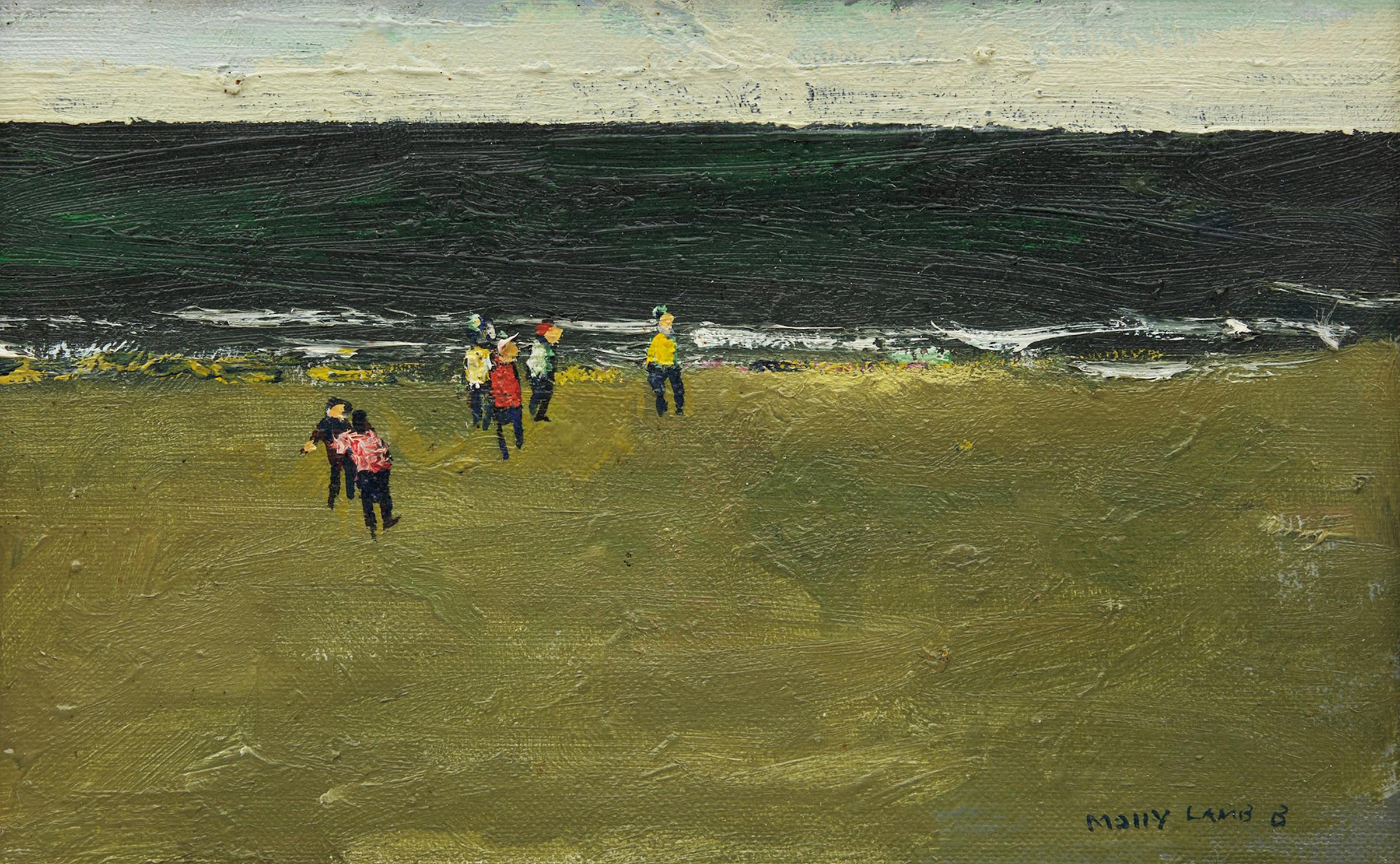 Molly Joan Lamb Bobak (1922-2014) - Beach Scene