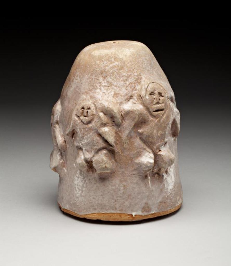 John Kavik (1897-1993) - Pot with Five Figures in Relief, Late 1960s
