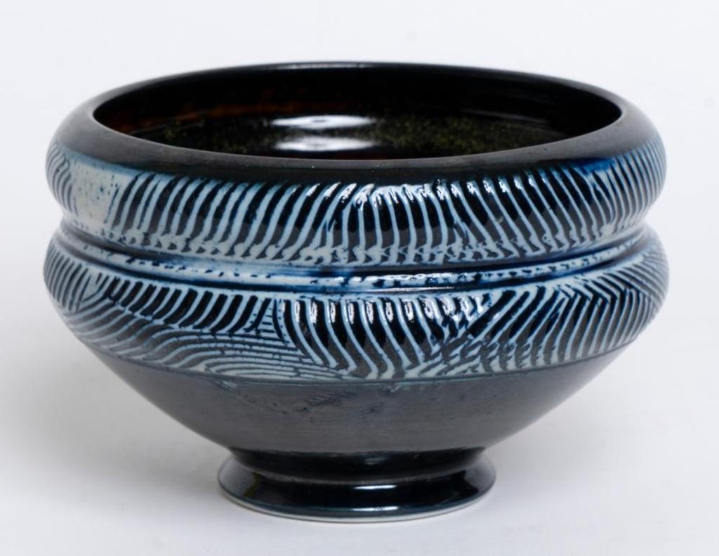 Jack Sures (1934-2018) - Black and White Bowl